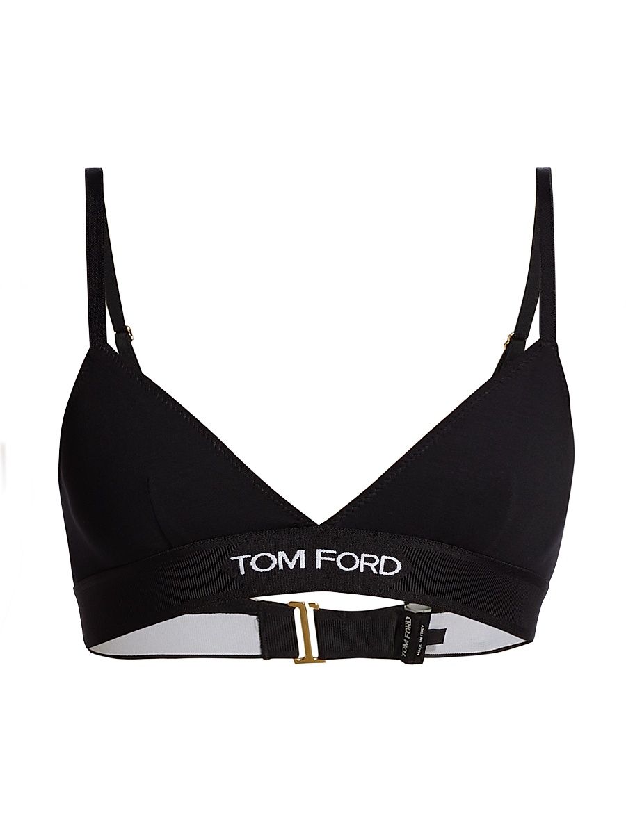 Women's Modal Signature Bra - Black - Size XXS