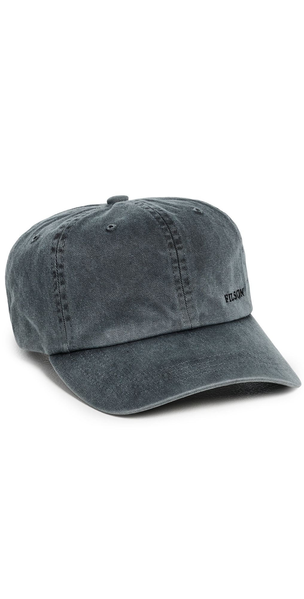 Filson Washed Low Profile Logger Cap Washed Charcoal One Size