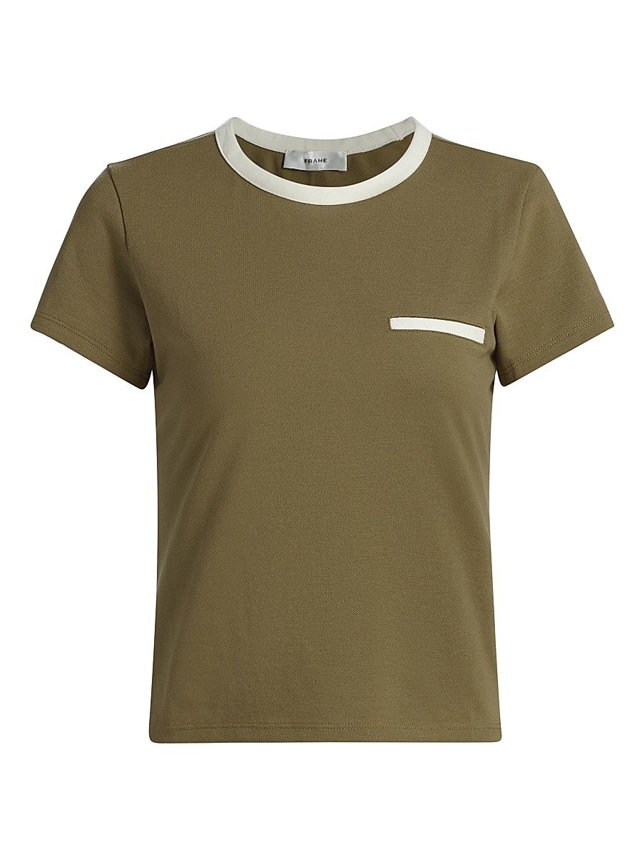 Women's The Pique Baby T-Shirt - Military Multi - Size XL