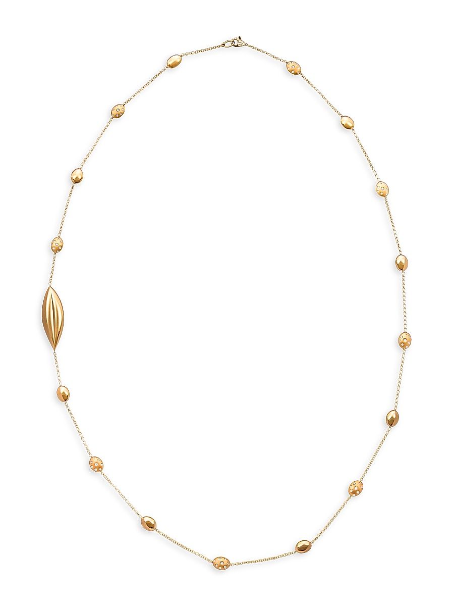 Women's Ulivo 18K Rose Gold & 1.42 TCW Diamond Long Station Necklace - Rose Gold