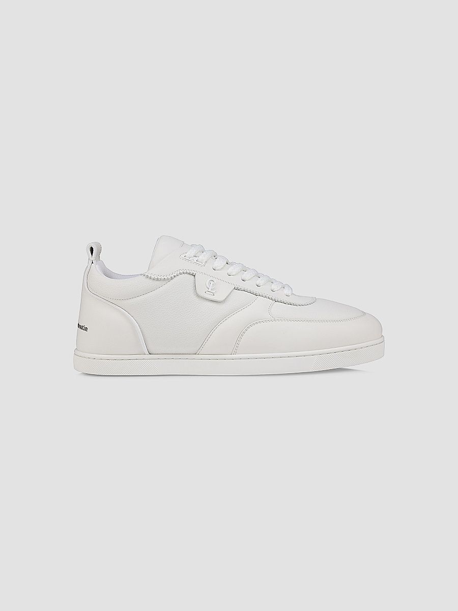 Christian Louboutin Men's SK VI Low-Top Sneakers - White - Size 15