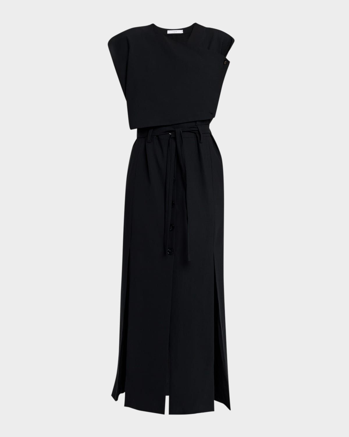 Amilia Tie-Waist Maxi Dress
