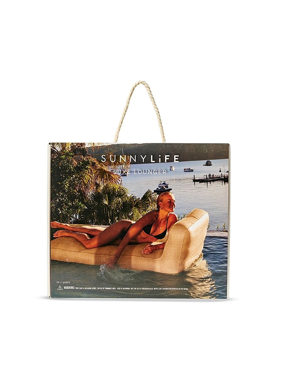 Tierra Rattan Luxe Lounger - Beige