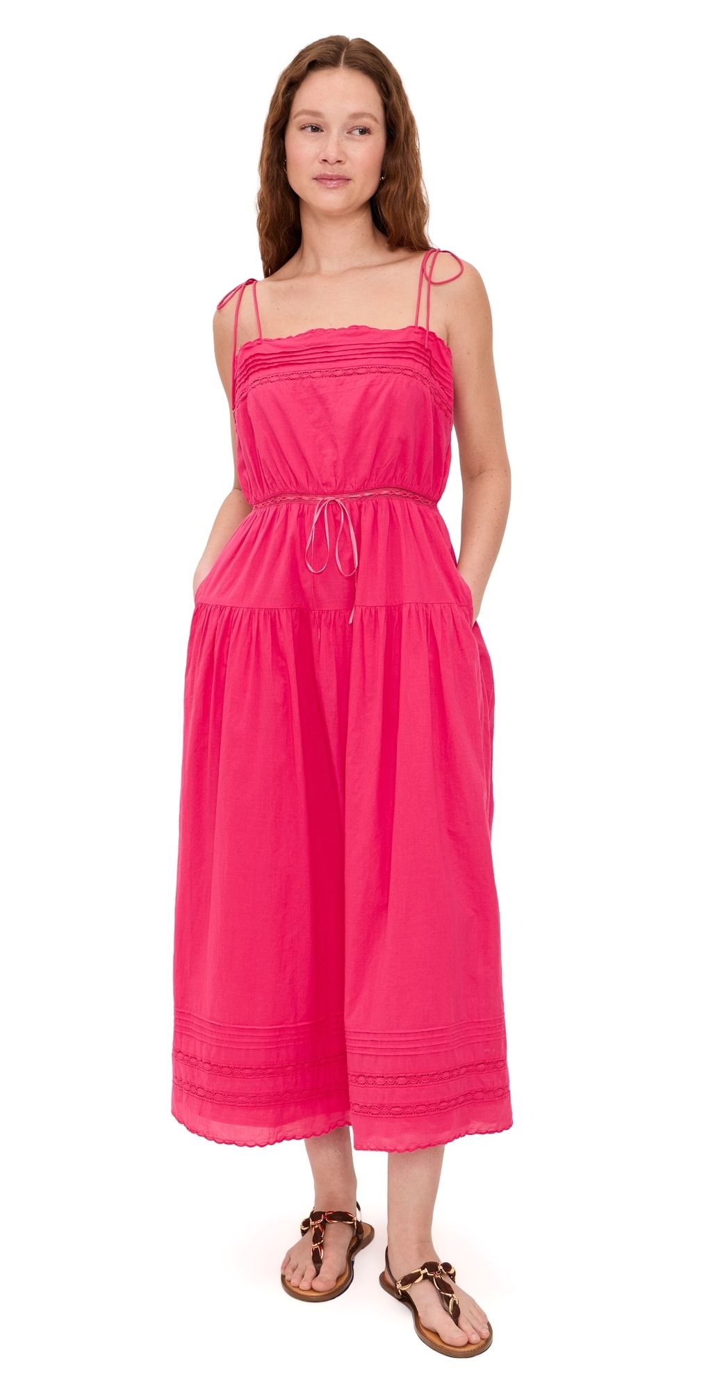 Ciao Lucia Petra Dress Guava XS