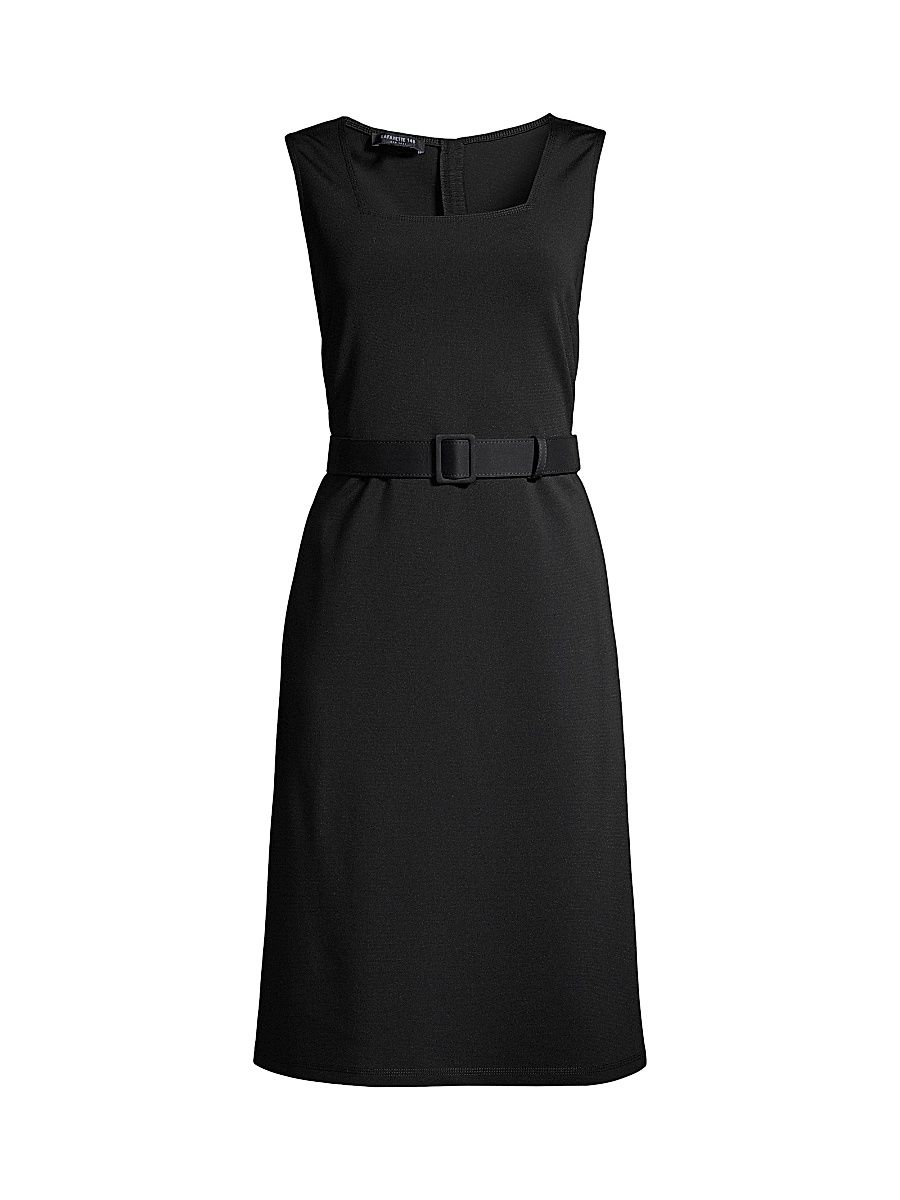 Women's Monica Belted Dress - Black - Size 14