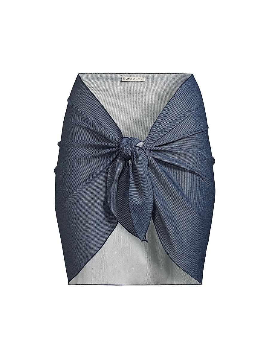 Women's Liv Twill Sarong - Indigo Twill