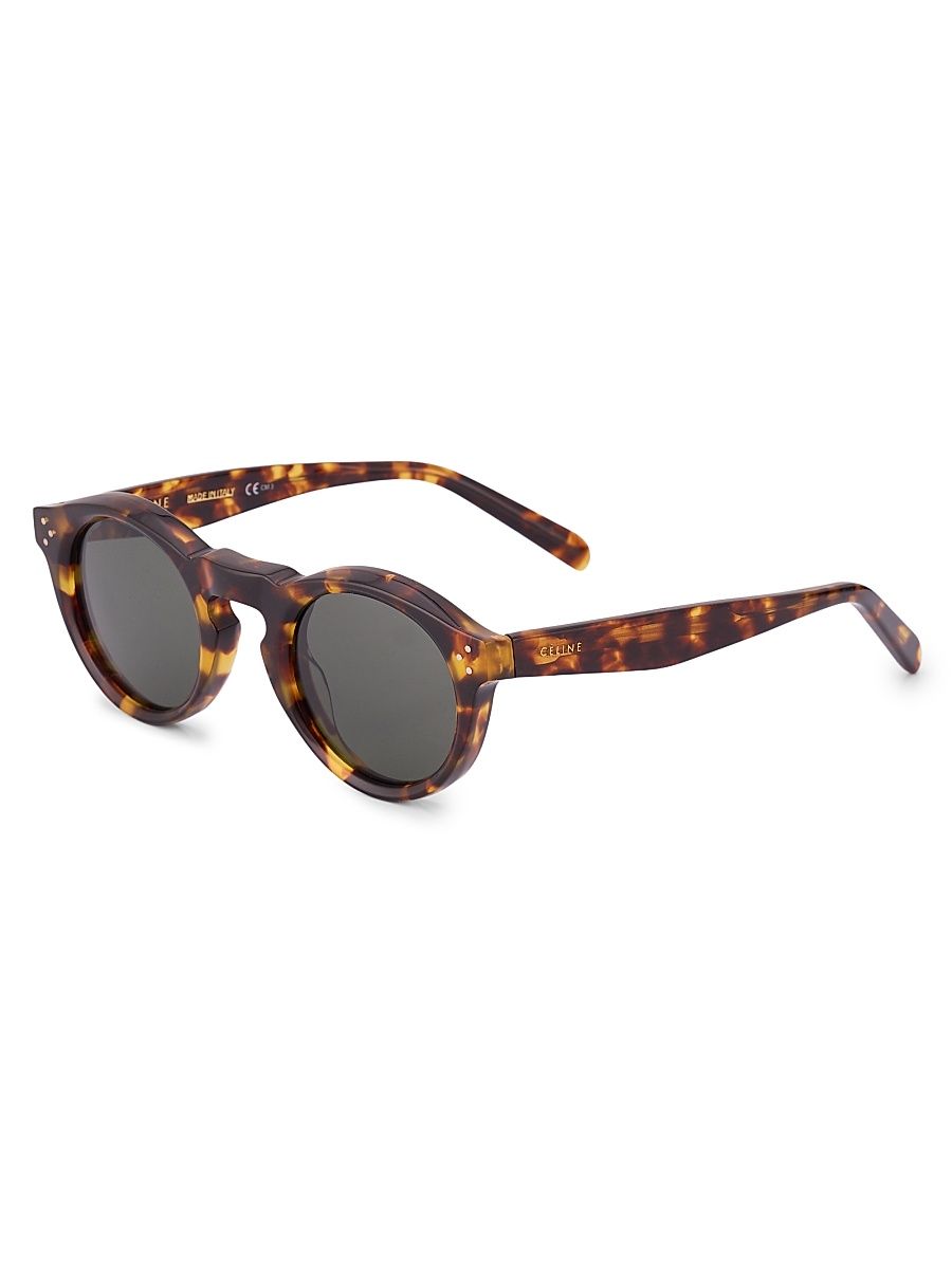Women's 45MM Round Sunglasses - Navy
