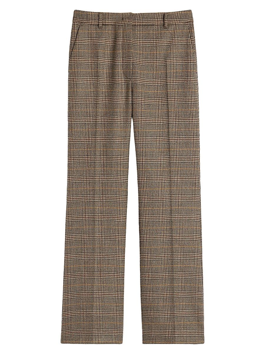 Women's Batavia Wool Trousers - Chocolate Galles - Size 16