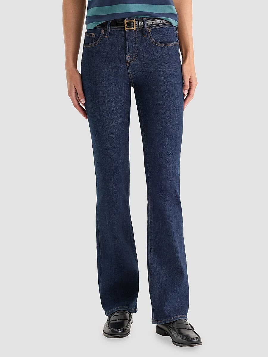 Women's Good Low Rise Boot-Cut Jeans - Indigo - Size 8
