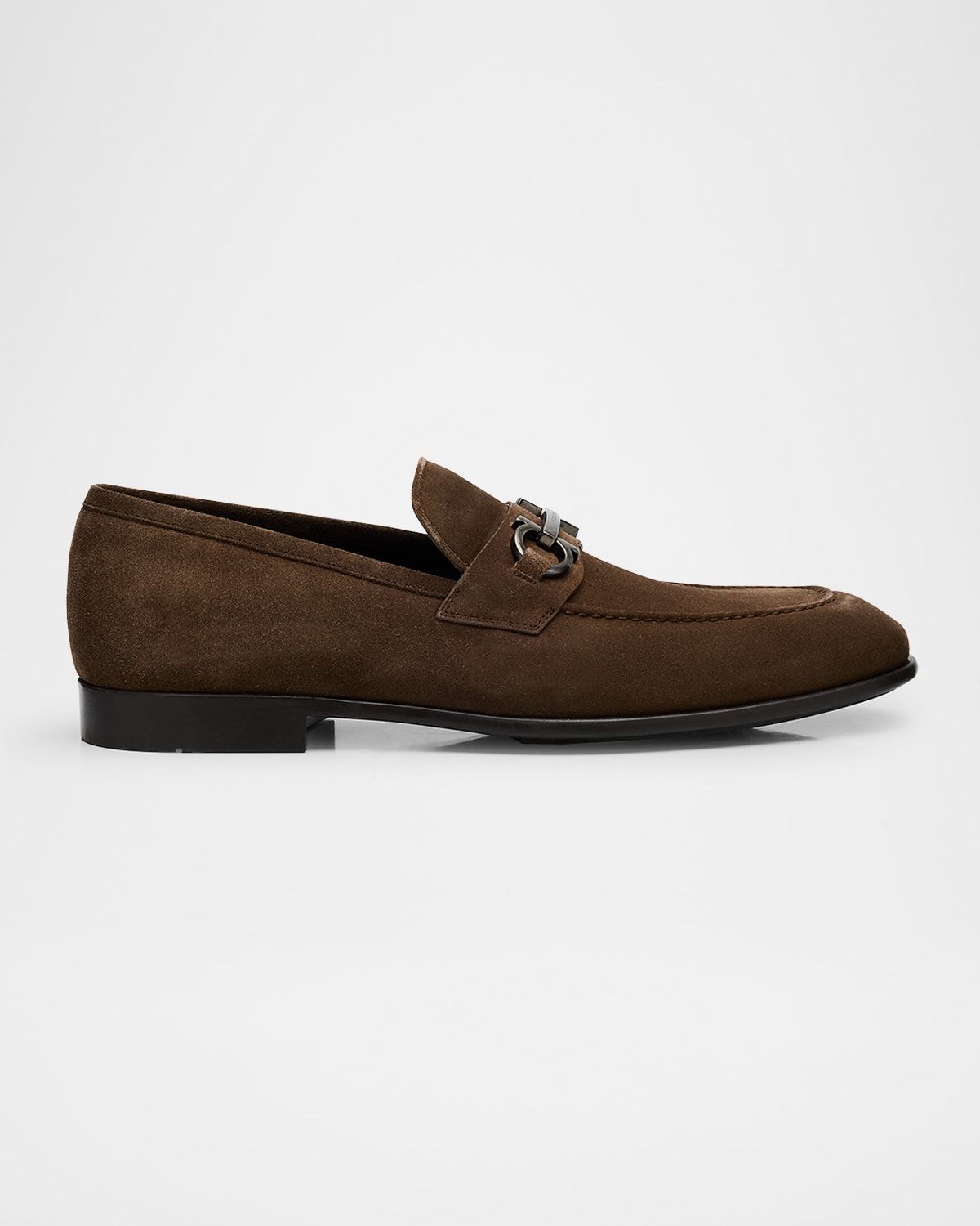 Men & apos;s Foster Suede Gancini-Bit Loafers
