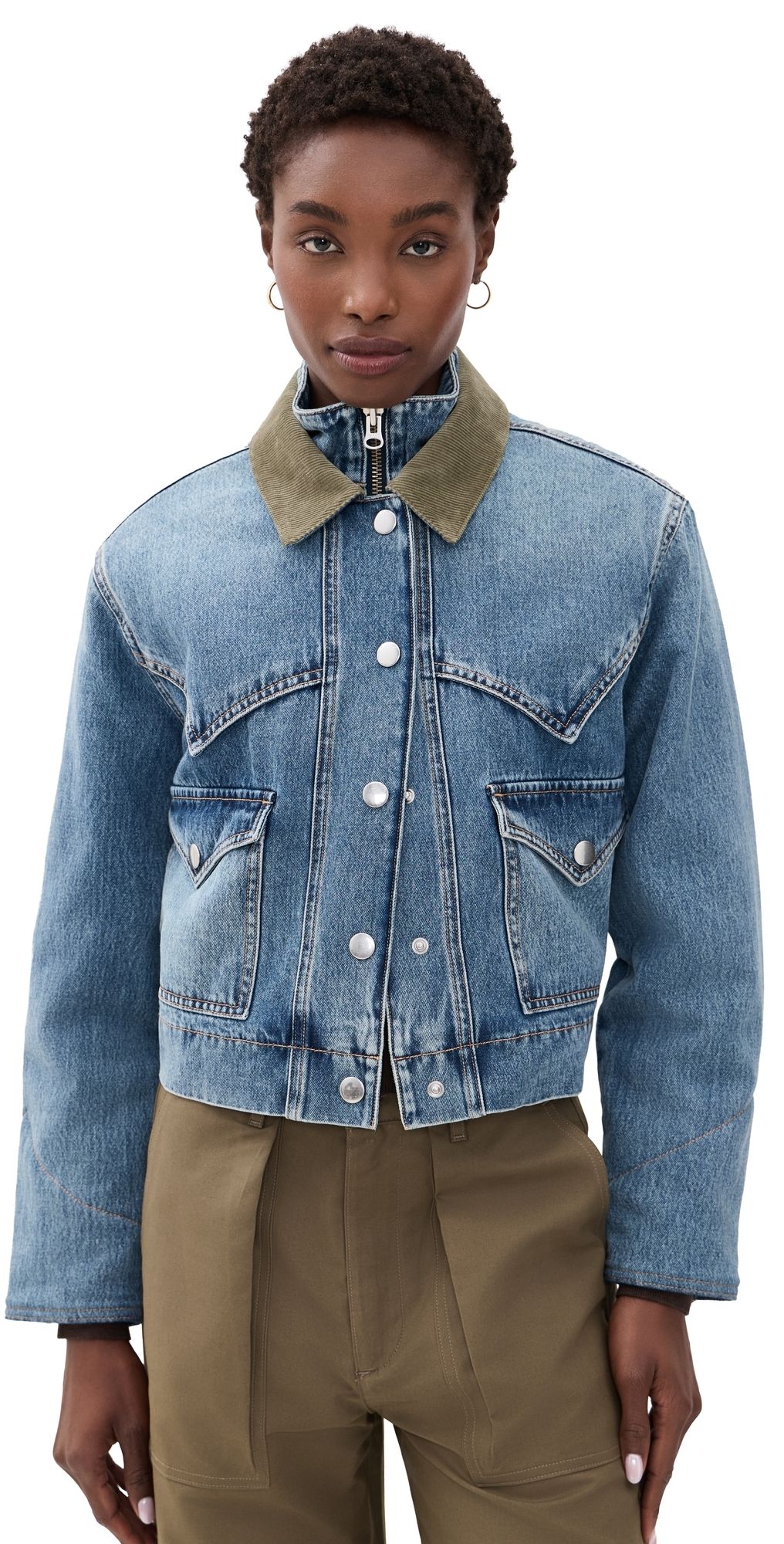 Veronica Beard Jean Wegner Denim Jacket Memory Lane XS