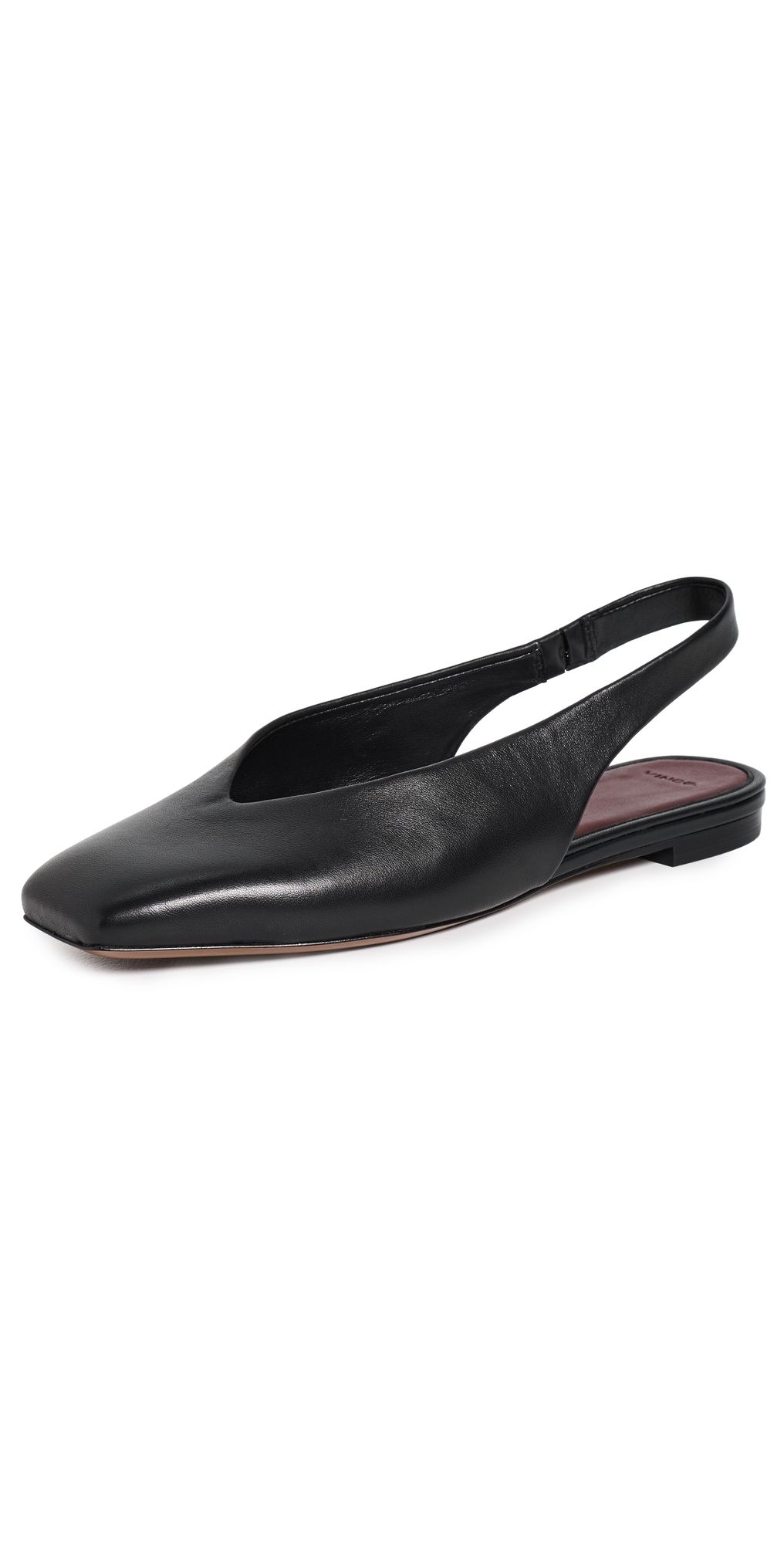 Vince Darlina Slingback Flats Black 7