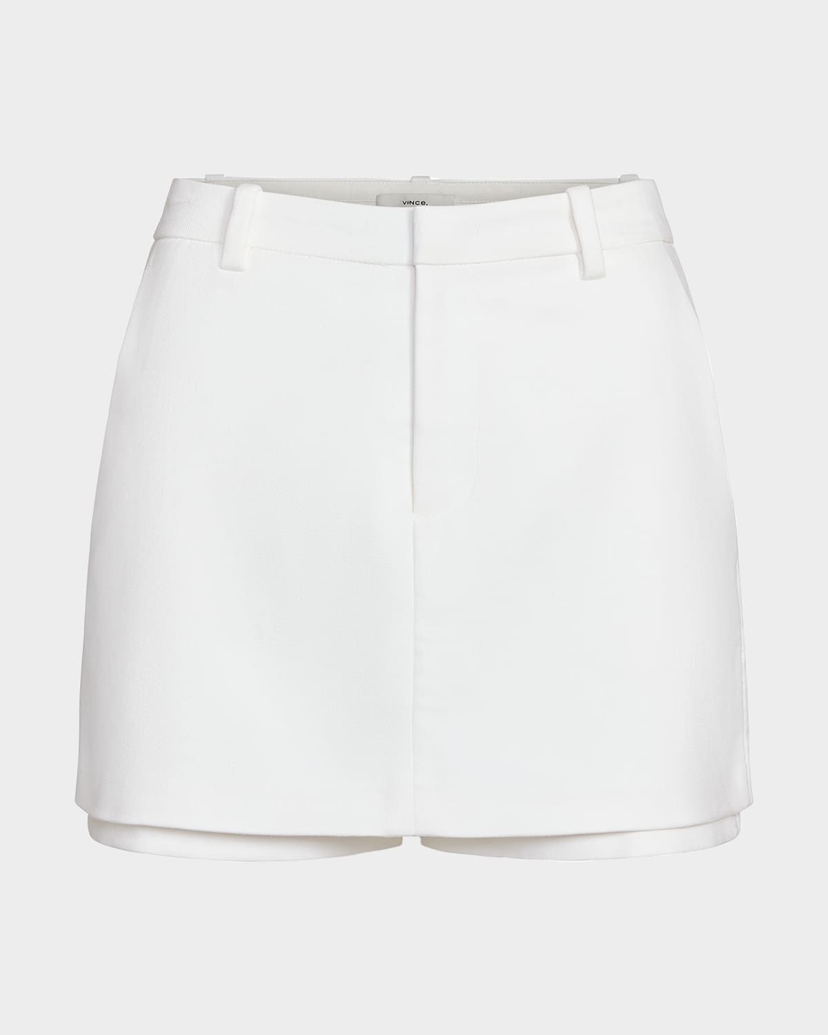 Tailored Mid-Rise Skort