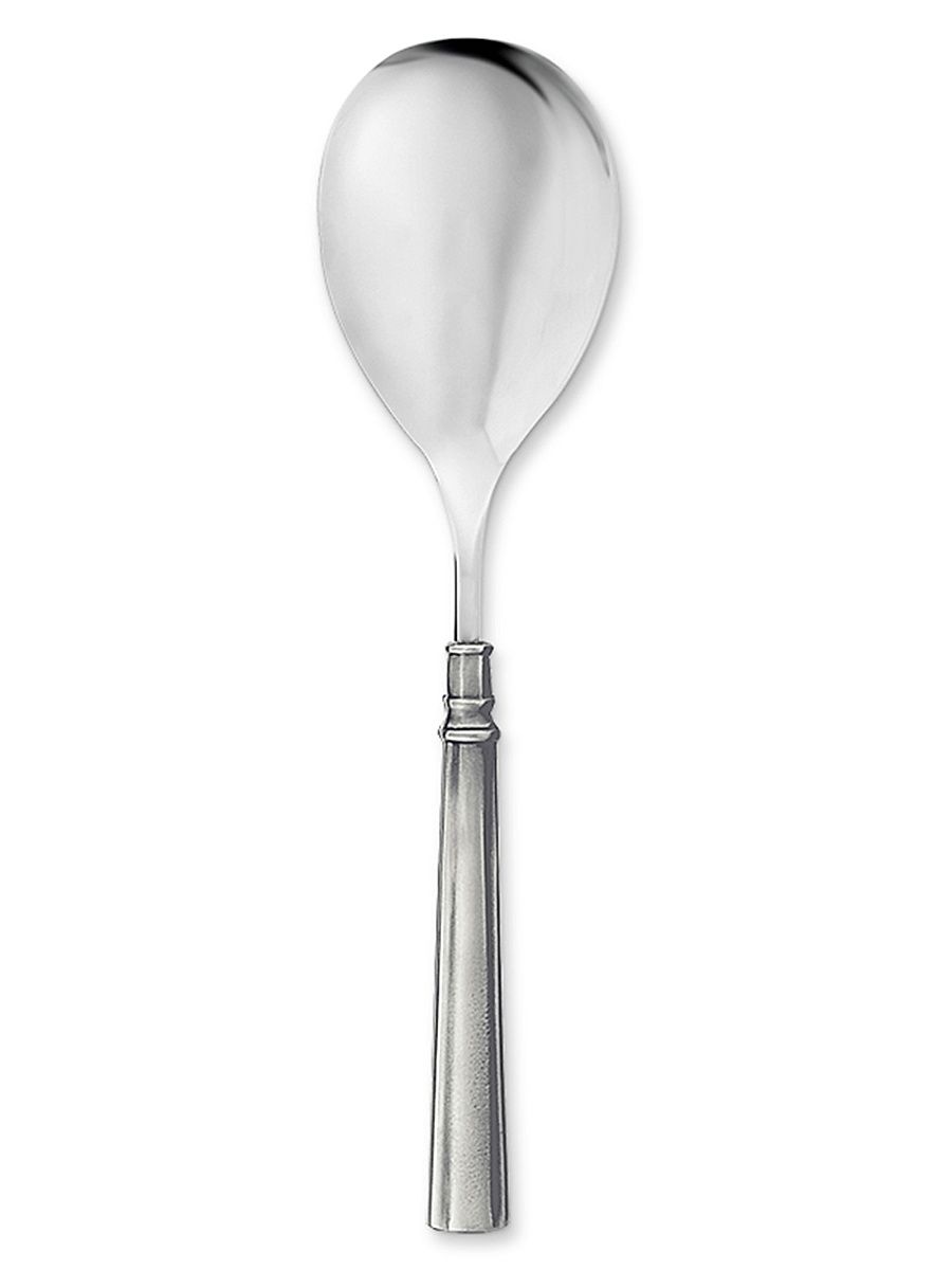 Lucia Pewter Wide Serving Spoon