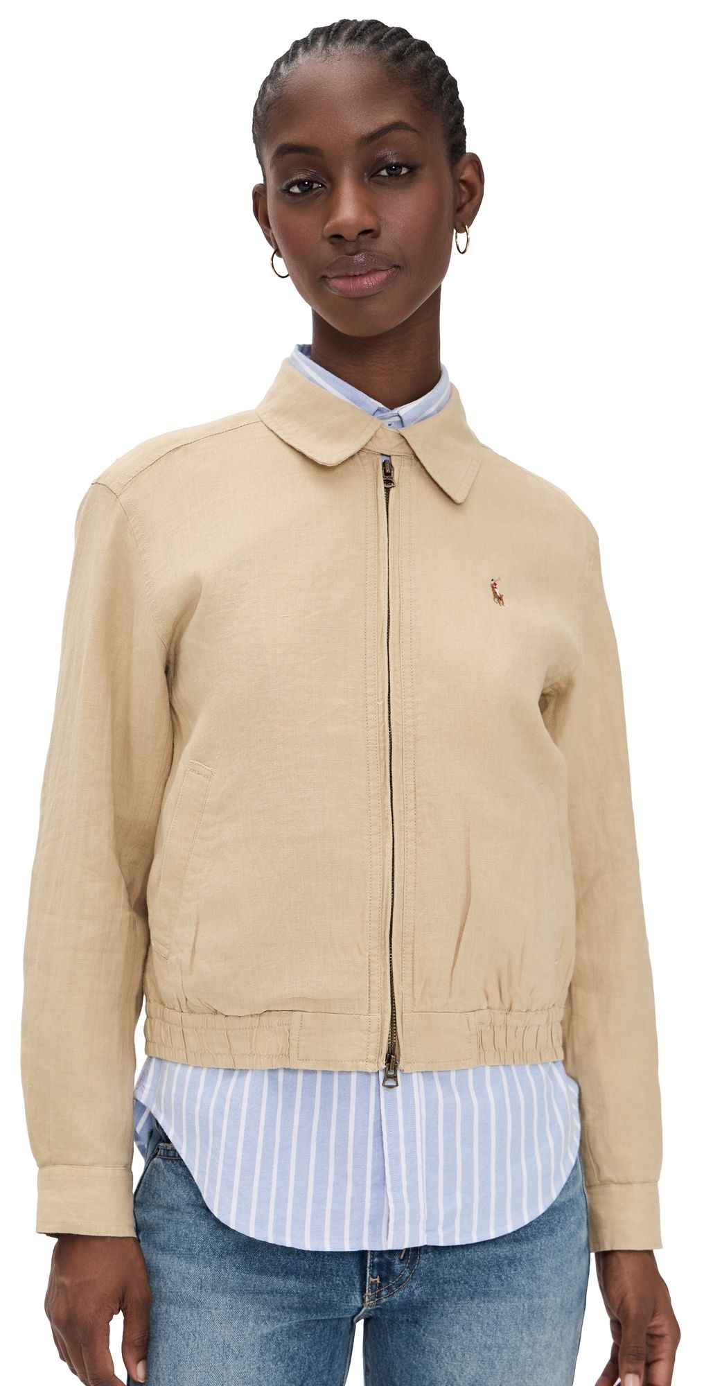 Polo Ralph Lauren Linen Jacket Tan XL