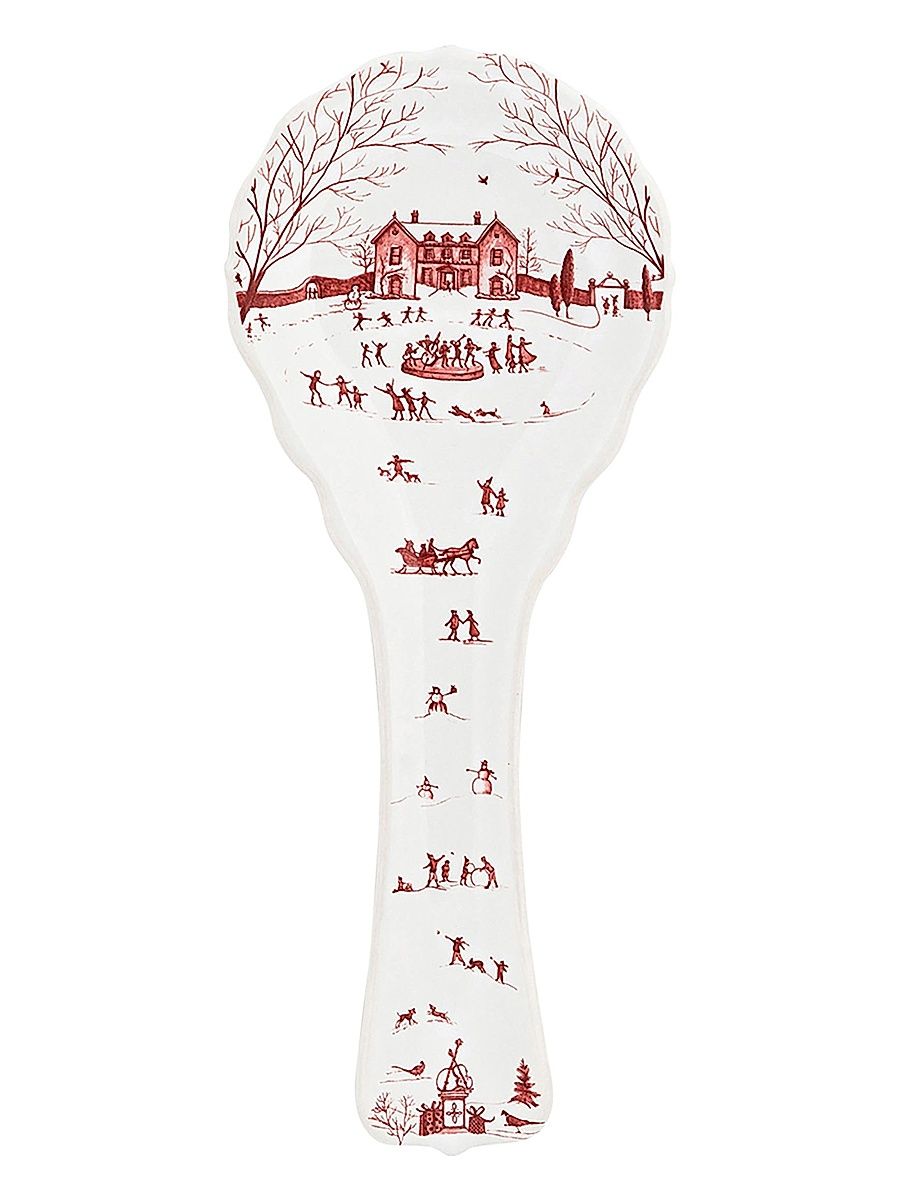 Country Estate Winter Frolic Spoon Rest