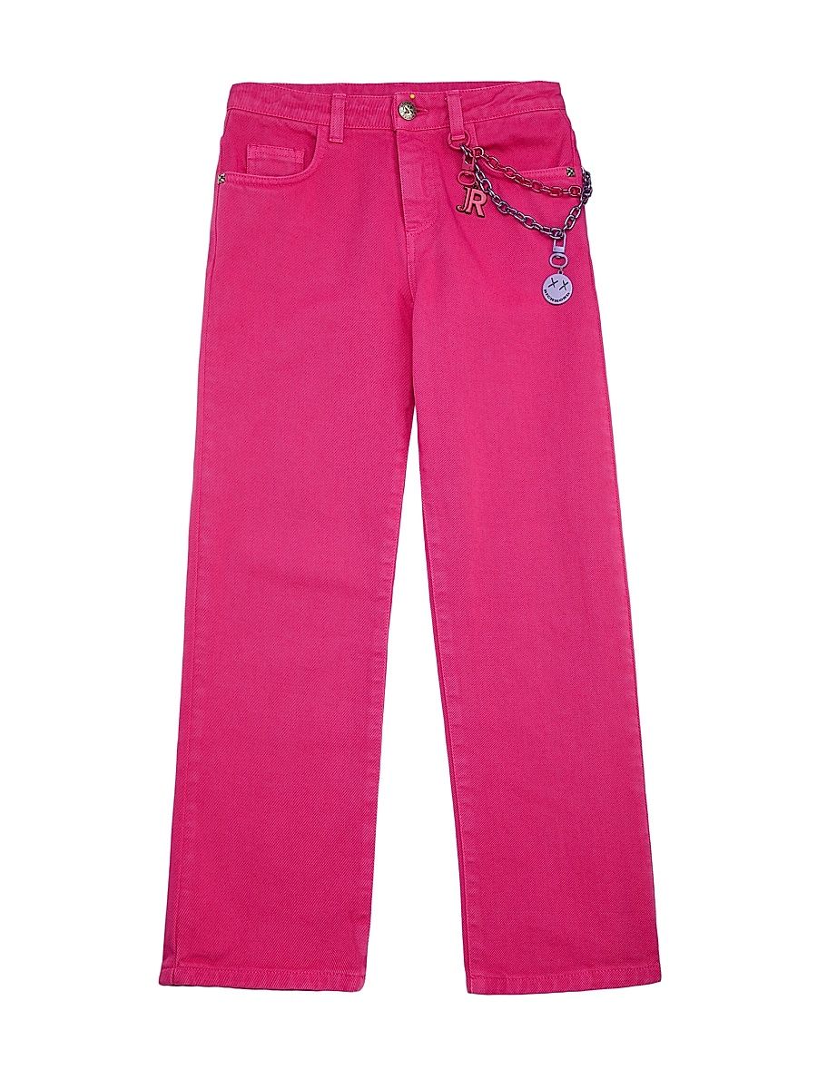 Little Girl's & Girl's Cotton Straight-Leg Pants - Purple - Size 14