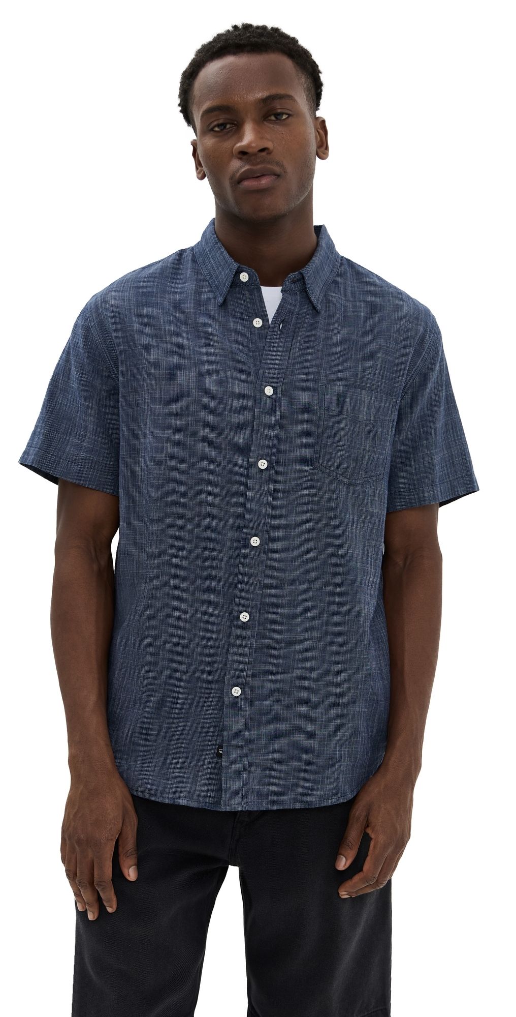 RAILS Fairfax Shirt Navy Etch M