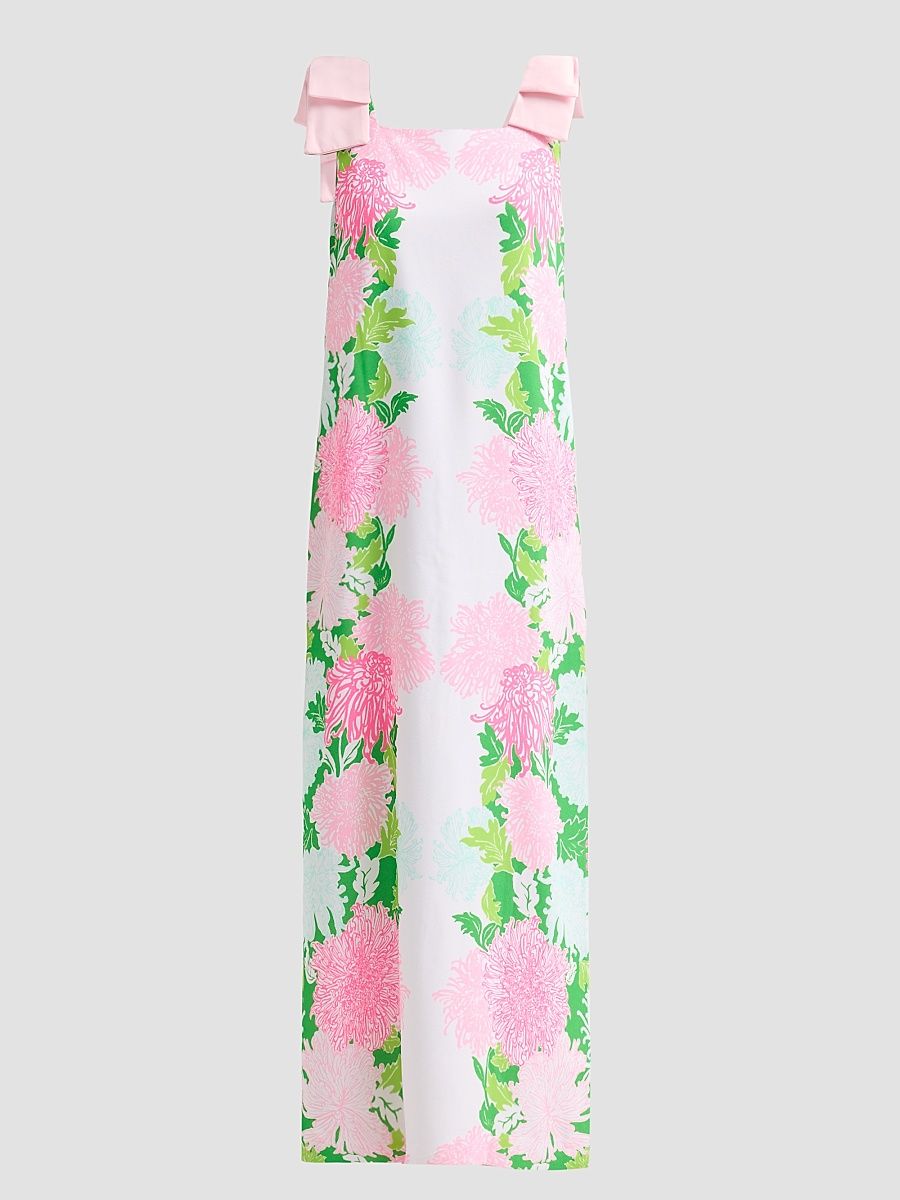 Women's Bernice Botanical Maxi Dress - Terrace Green - Size 14