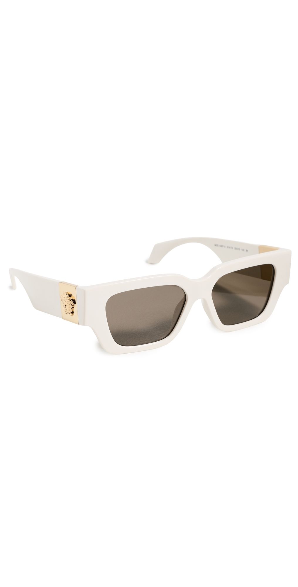 Versace Medusa Rectangular Sunglasses White One Size