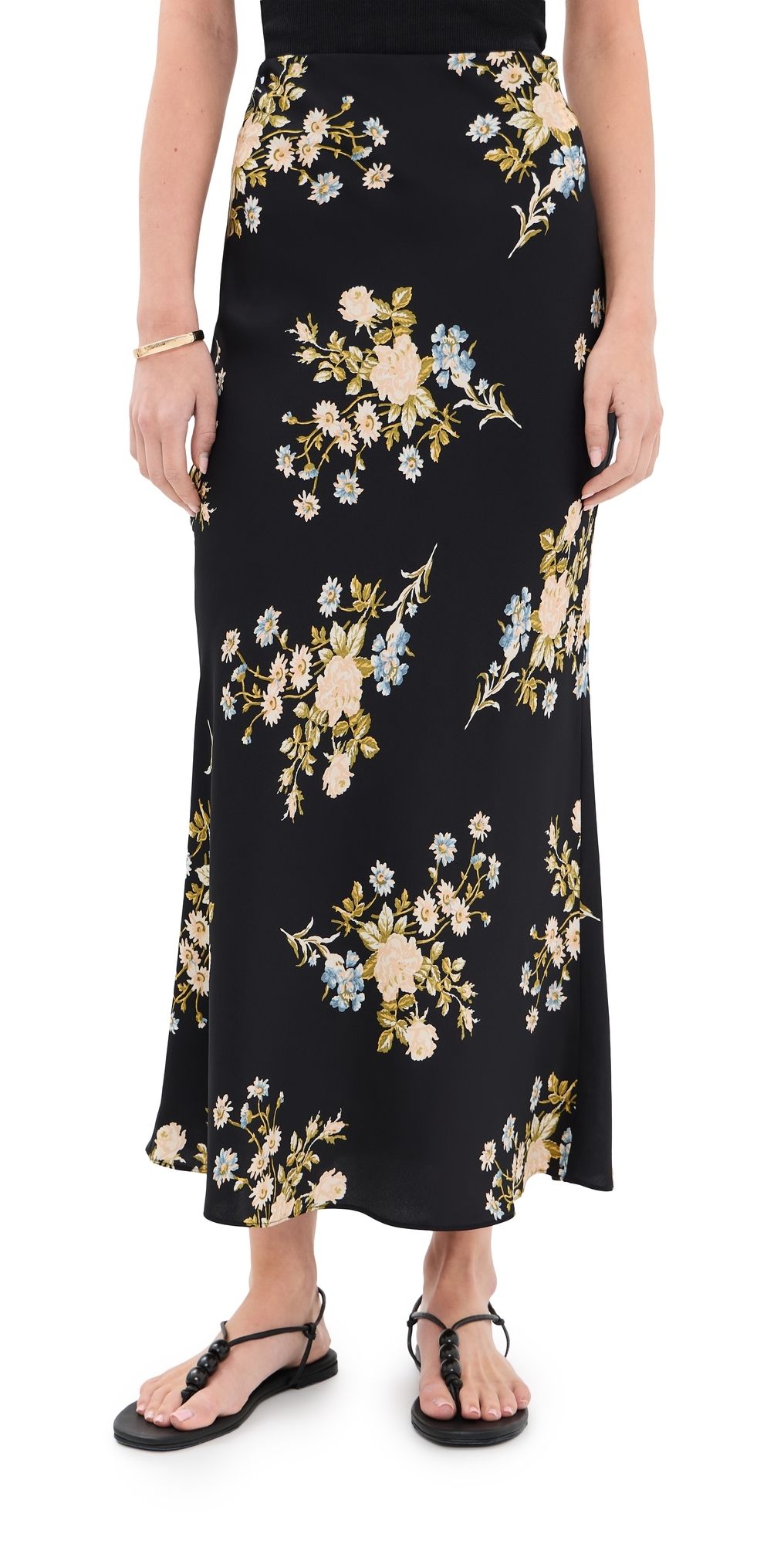 Veronica Beard Clover Skirt Black multi 0