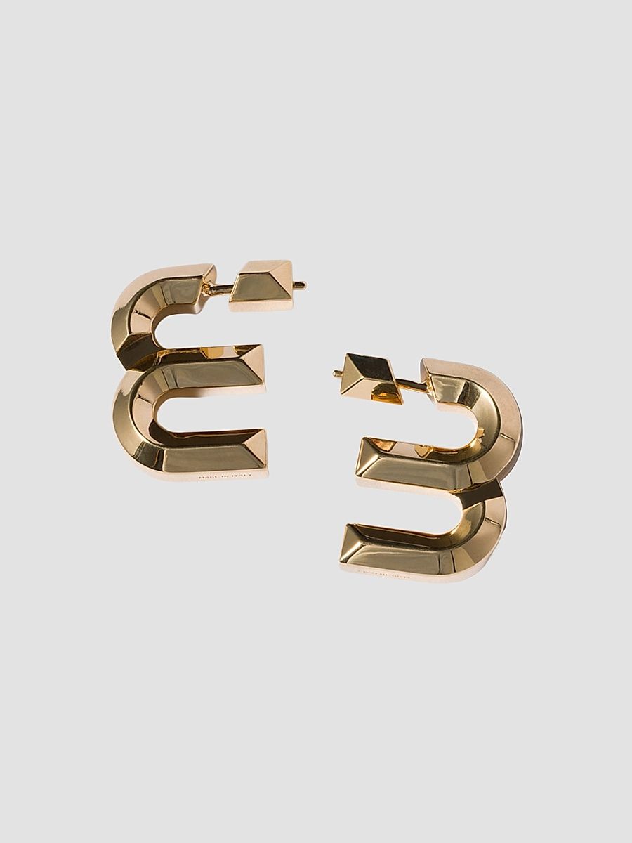 Women's Metal Earrings - Gold