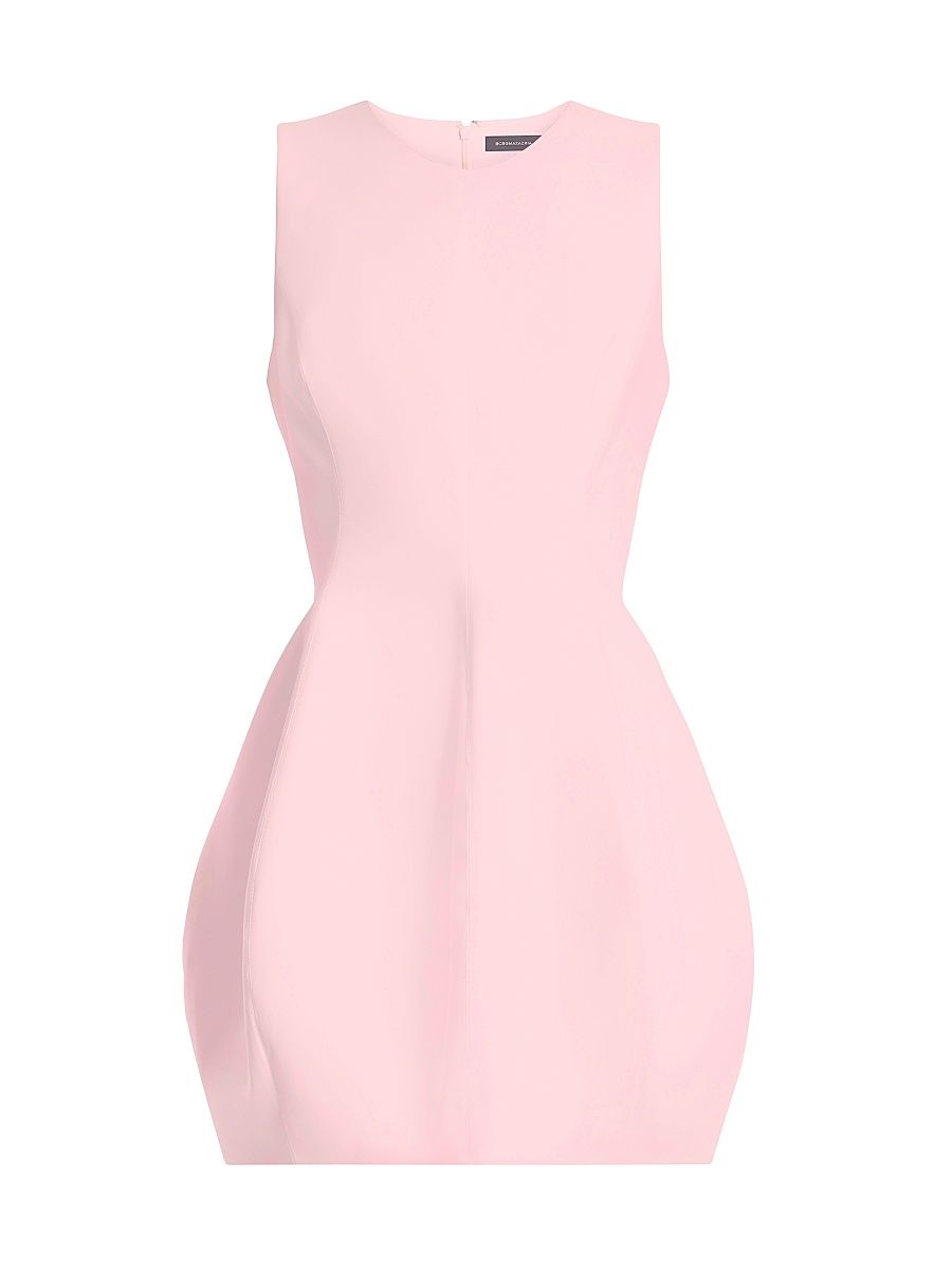 Women's Structured Bubble Minidress - Pink Blush - Size 14