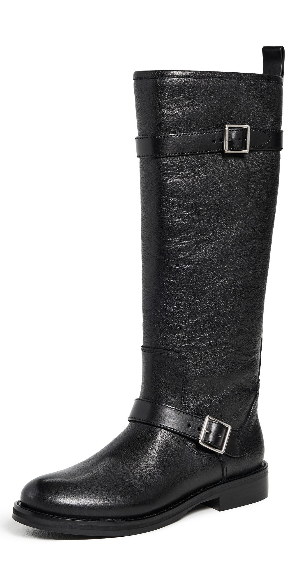 SIMKHAI Noah Leather Boots Black 36