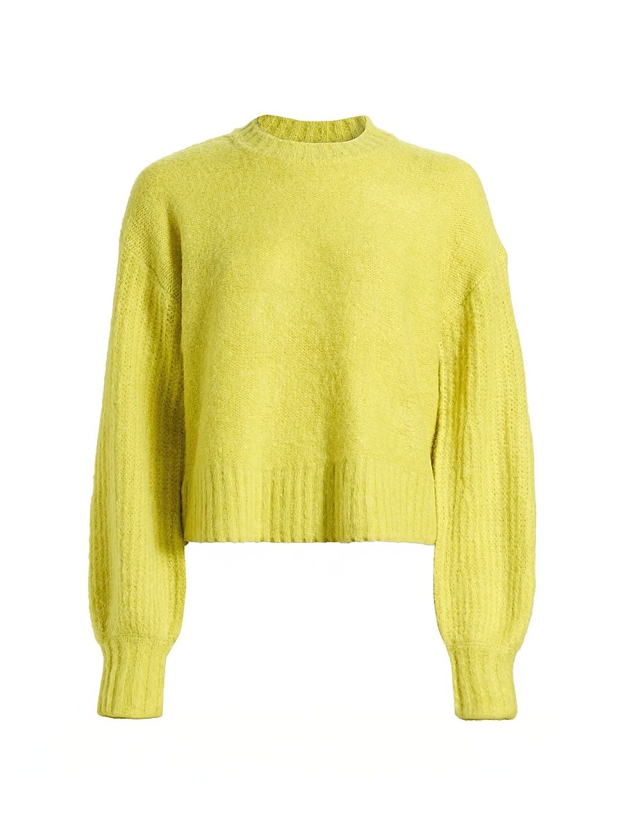 Women's Vera Crewneck Sweater - Citron - Size XL