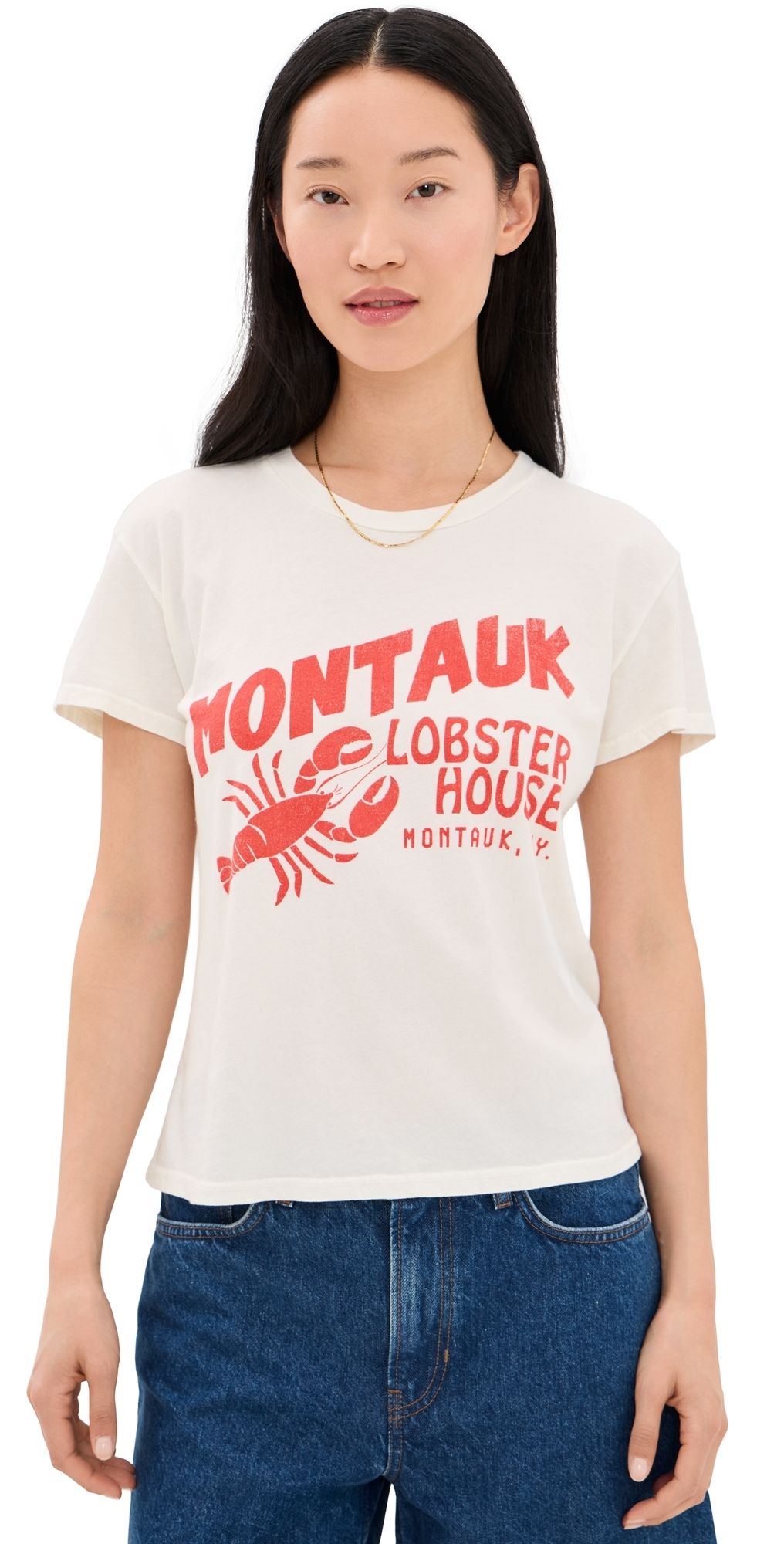 Original Retro Brand Montauk Lobster House Fitted Tee AWH L