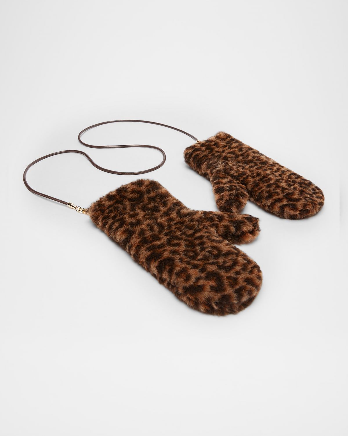 Jacquard-Knit Alpaca & Wool Mittens