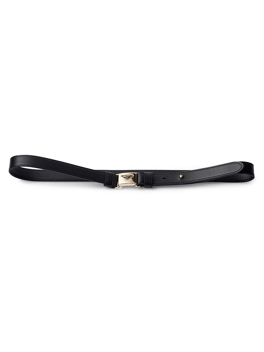 Women's Leather Belt - Black - Size 36
