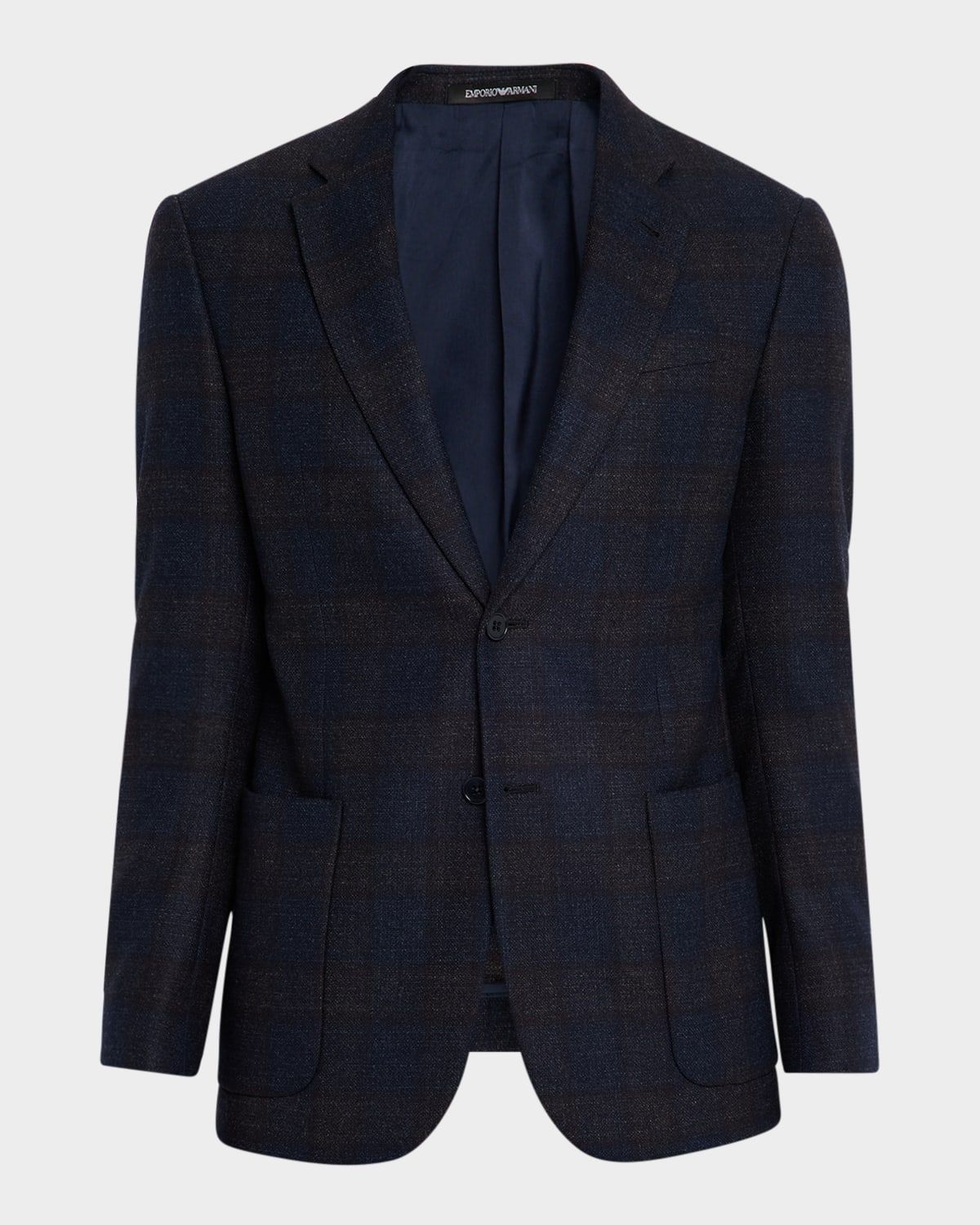 Men & apos;s Wool Plaid G Line Sport Coat
