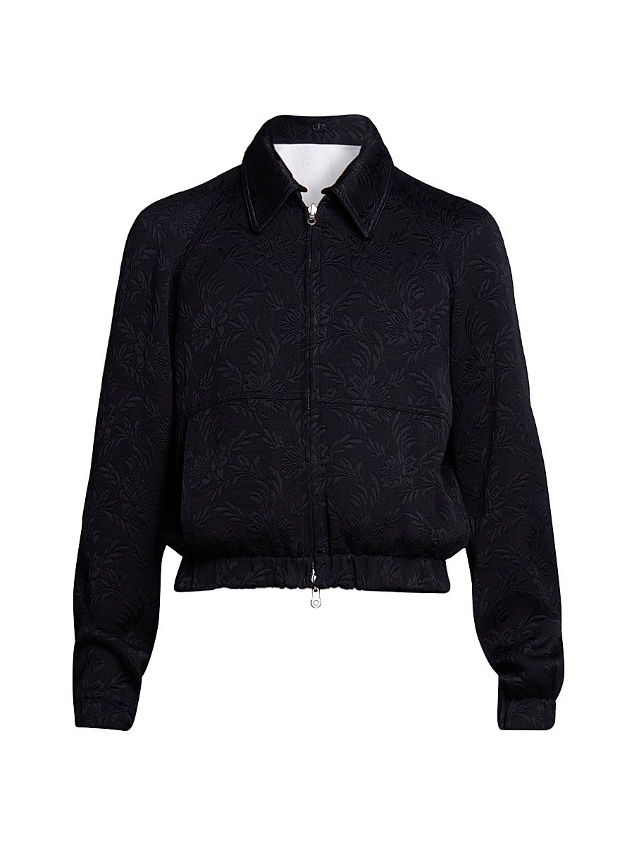 Men's Vinny's Reversible Zip-Up Jacket - Black - Size Medium