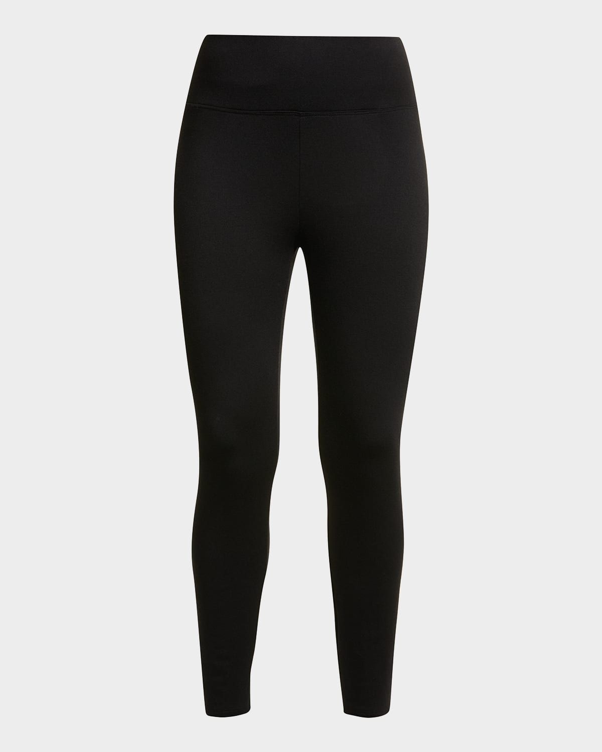 High-Rise Cropped Terry Leggings