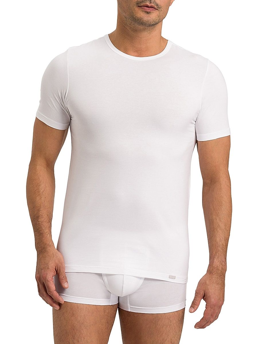 Men's Two-Pack Cotton Essentials T-Shirt - White - Size Large