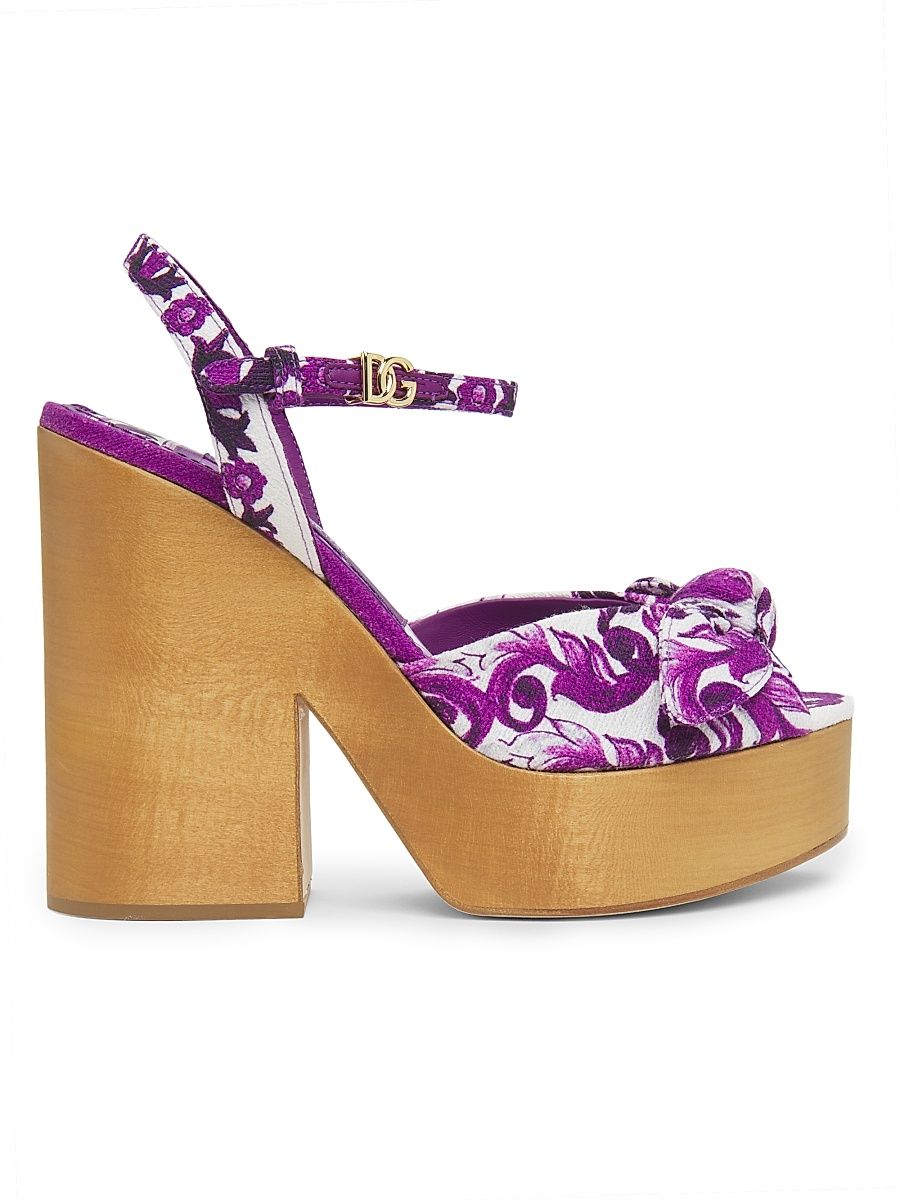 Women's Maoilica Platform Sandals - Maiolica Viola - Size 9