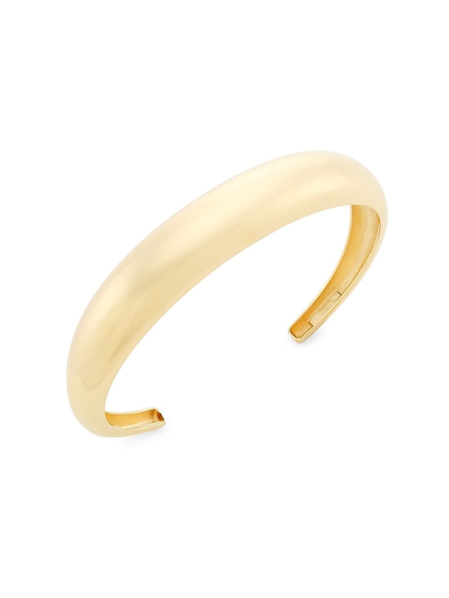 Women's Aura 14K Yellow Gold Medium Cuff - Yellow Gold