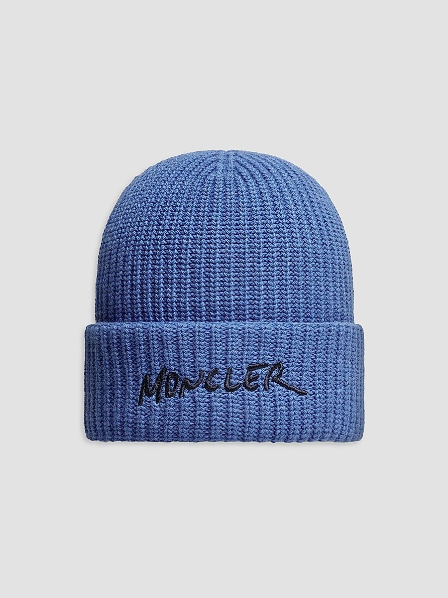 Little Boy's & Boy's Beanie Hat in Wool & Cashmere Blend - Light Blue - Size 8
