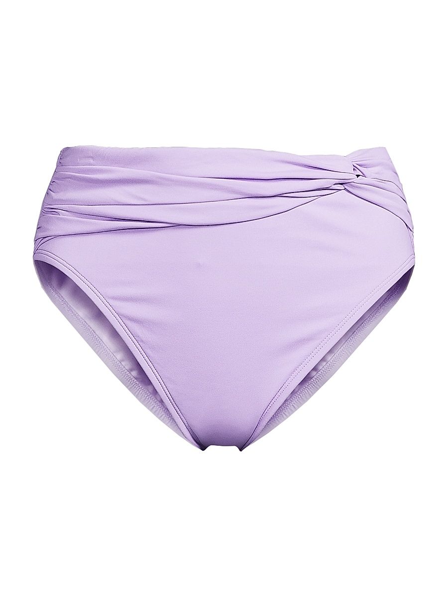 Women's Yarrow High-Waist Bikini Bottom - Water Hyacinth - Size 8