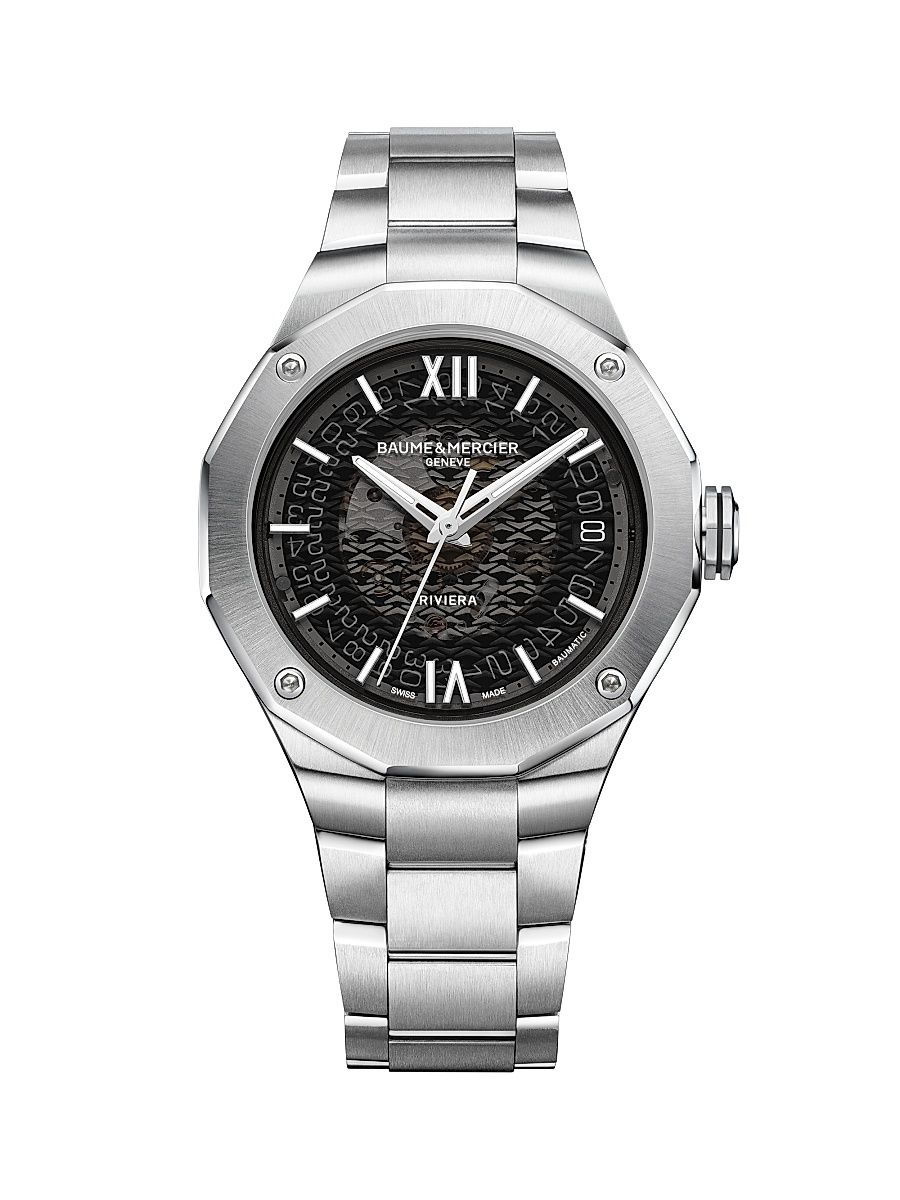 Unisex Riviera Stainless Steel Bracelet Watch - Steel