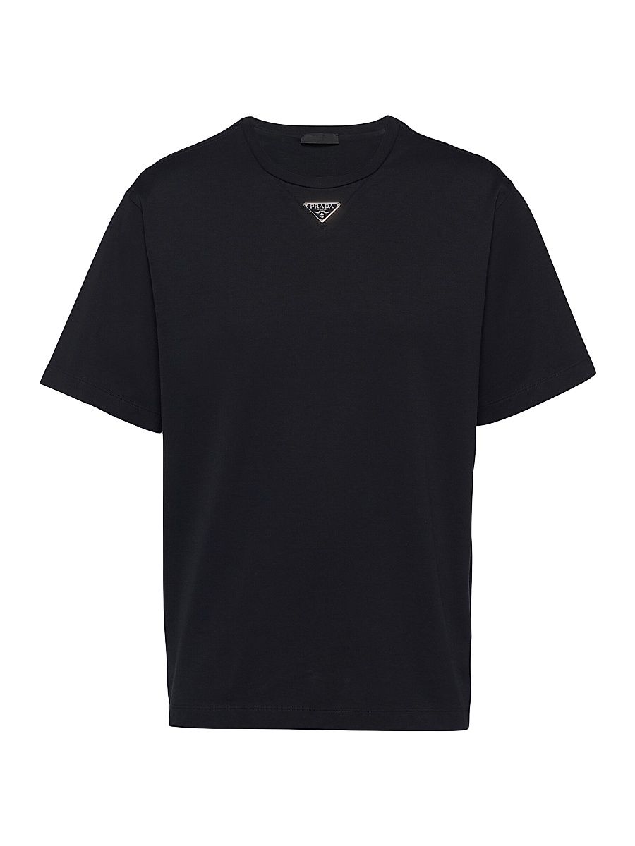 Men's Cotton T-Shirt - Black - Size Medium