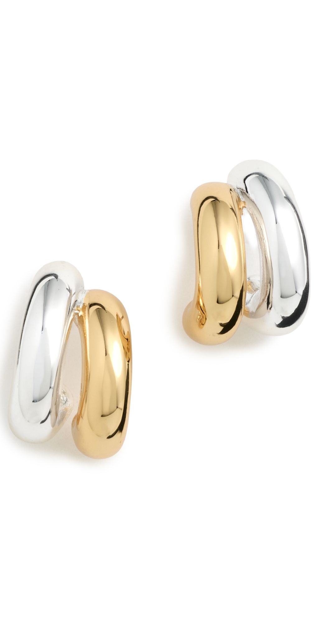 JENNY BIRD Mini Florence Earrings Two-Tone One Size