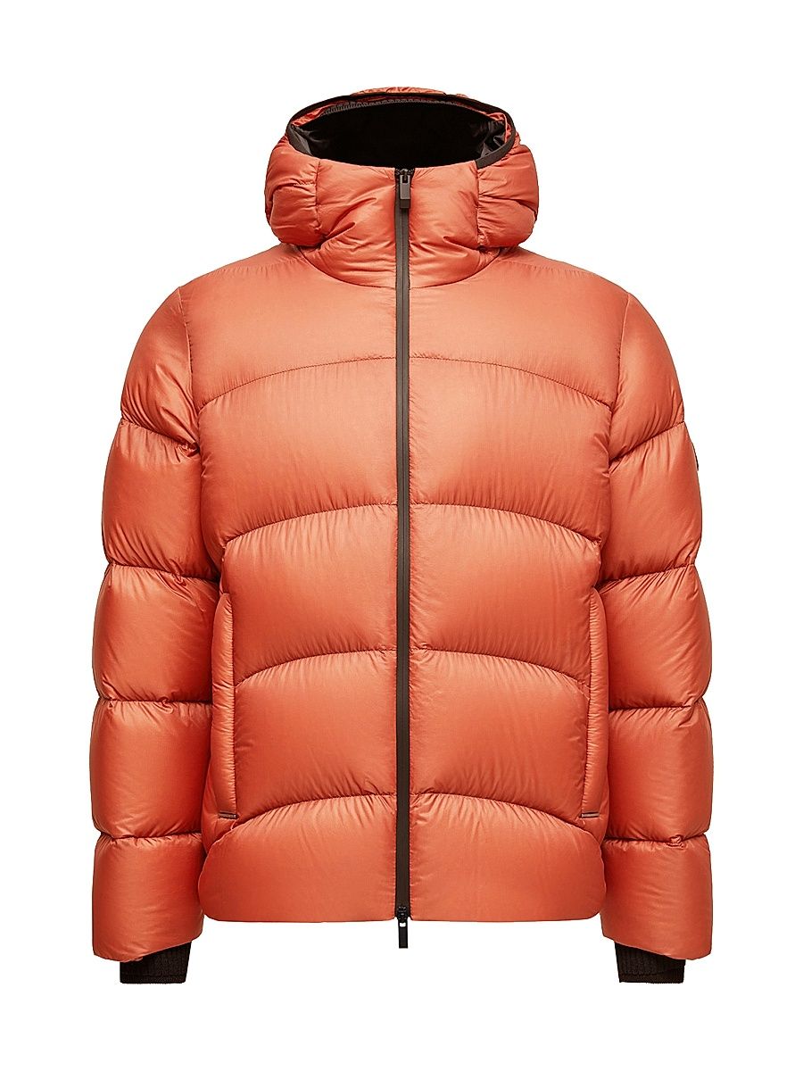 Men's Fulcran Puffer Jacket - Dark Orange - Size XXXL