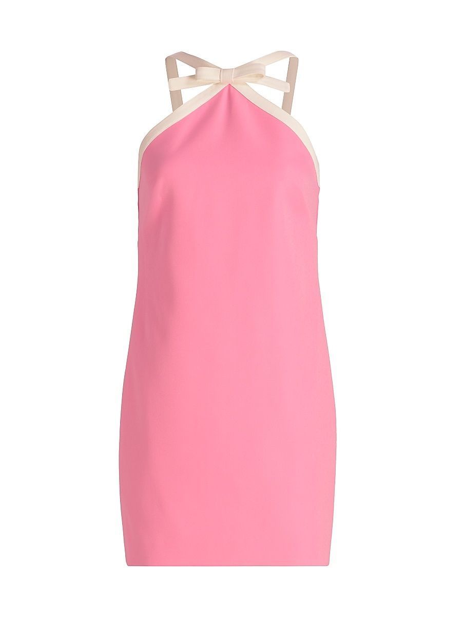 Women's Shane Cady Bow Minidress - Baby Pink - Size 12