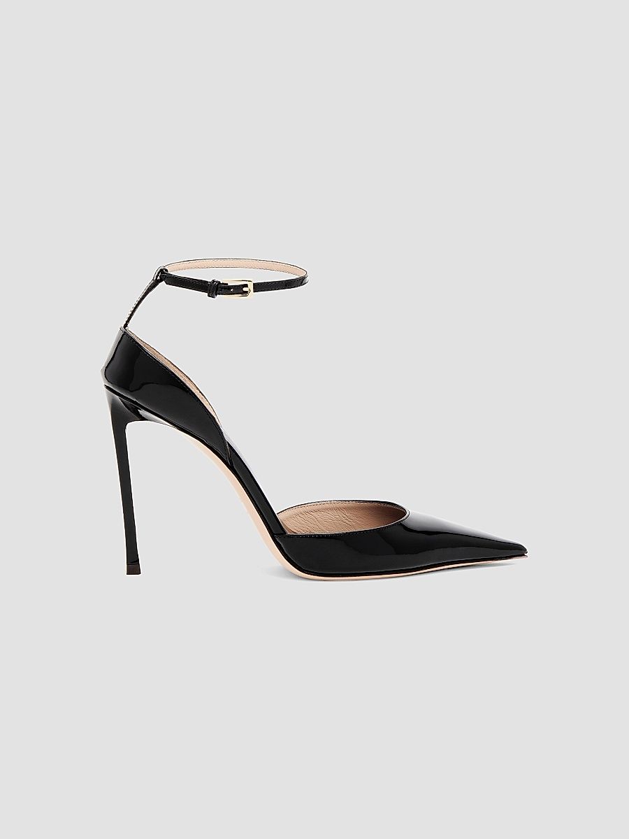 TOM FORD Women's 105MM Patent Leather Pumps - Black - Size 5