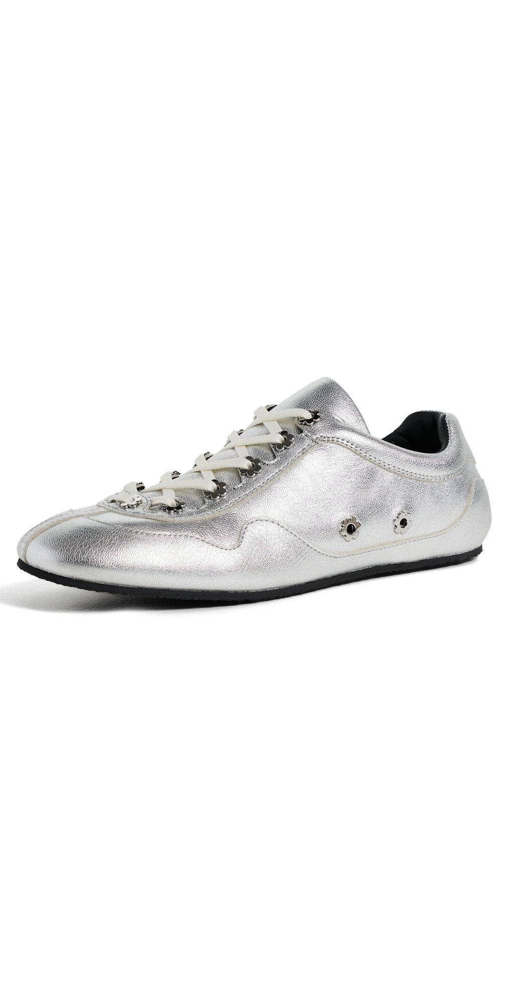 Cecilie Bahnsen Stud Sneakers Silver 41