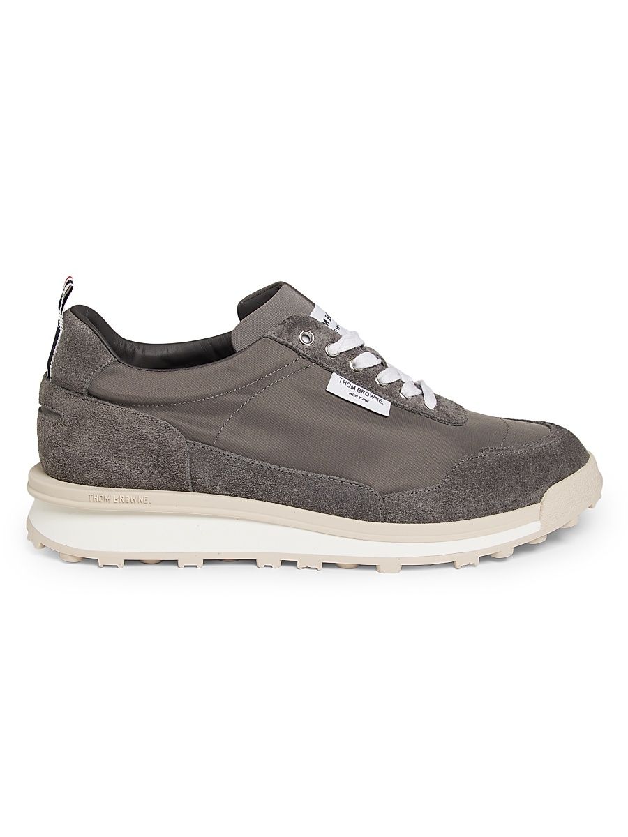 Men's Alumni Double-Tech Low-Top Sneakers - Medium Grey - Size 12