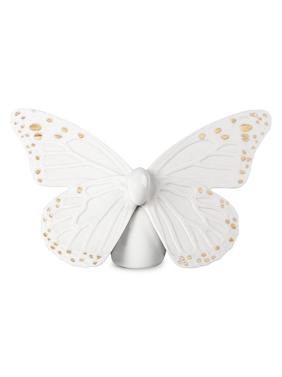 Timeless Candle Butterfly Figurine - White