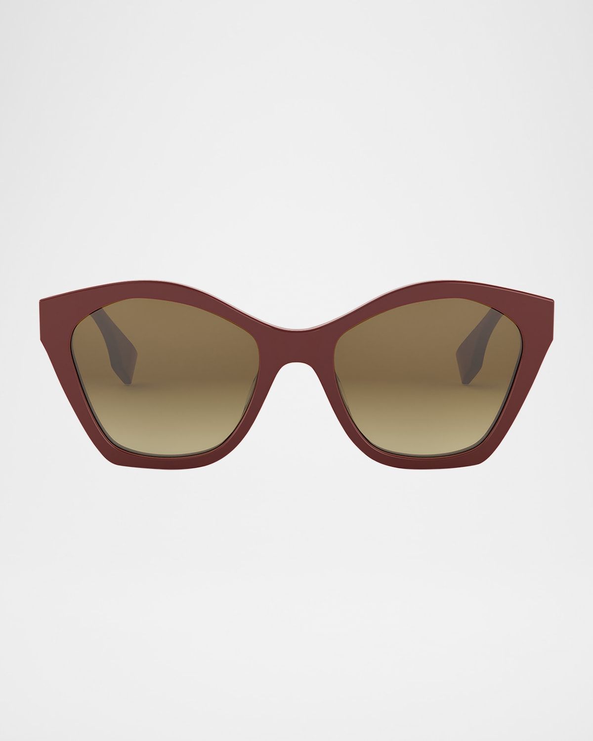 Lettering Square Acetate Sunglasses